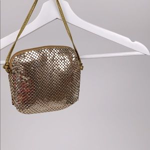 Gold sequin bag